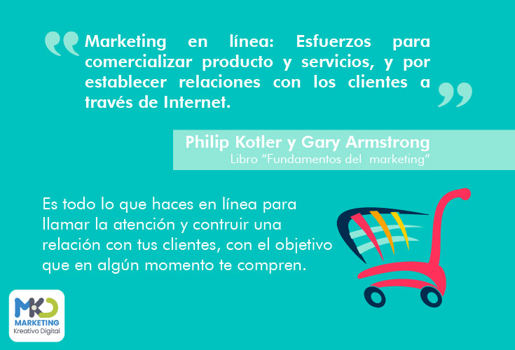 Definición de marketing digital Philip Kotler
